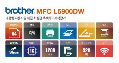 BROTHER MFC-L6900 [A4 흑백복합기]